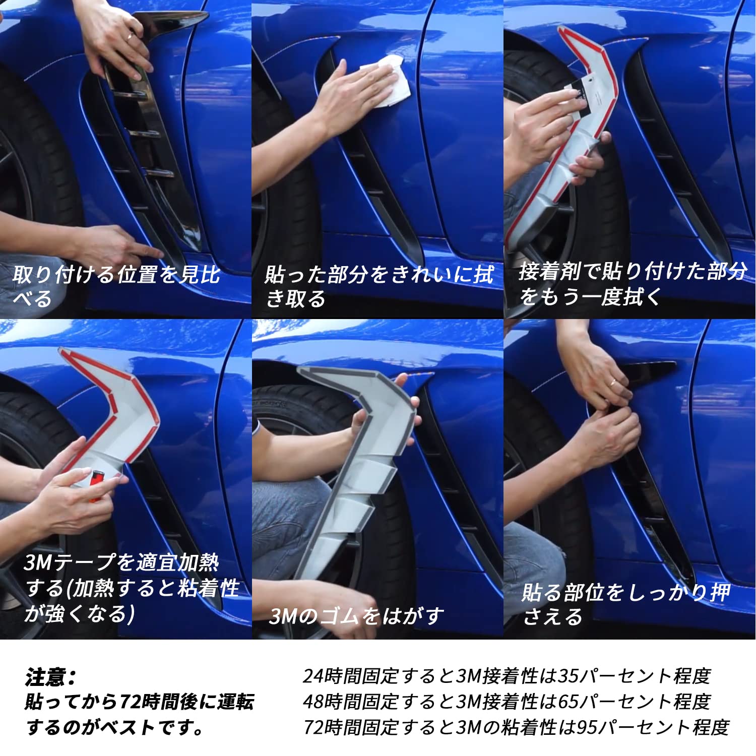 Amazon | Archaic GR86 ZN8 BRZ ZD8 フロント フェンダー ガーニッシュ